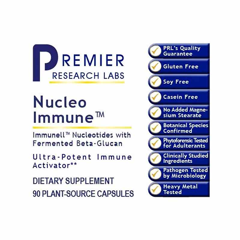 Nucleo Immune Beta-Glucan and Nucleotide Immune Formula, by Premier Research Labs, image #2