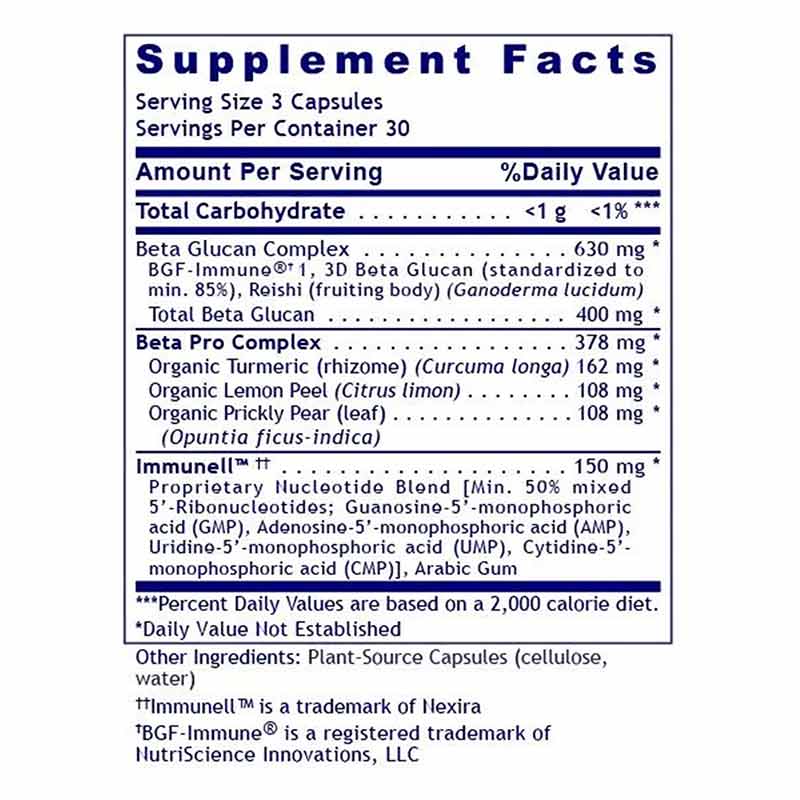 Nucleo Immune Beta-Glucan and Nucleotide Immune Formula, by Premier Research Labs, image #4