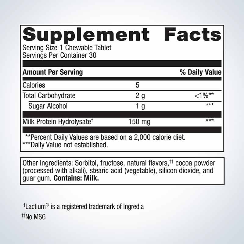 NuSera, 30 Chewable Tablets, by Metagenics, image #2