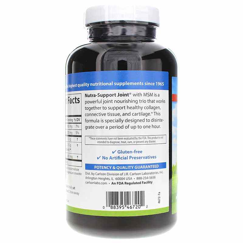 Nutra-Support Joint, 180 Tablets, by Carlson Labs, image #3