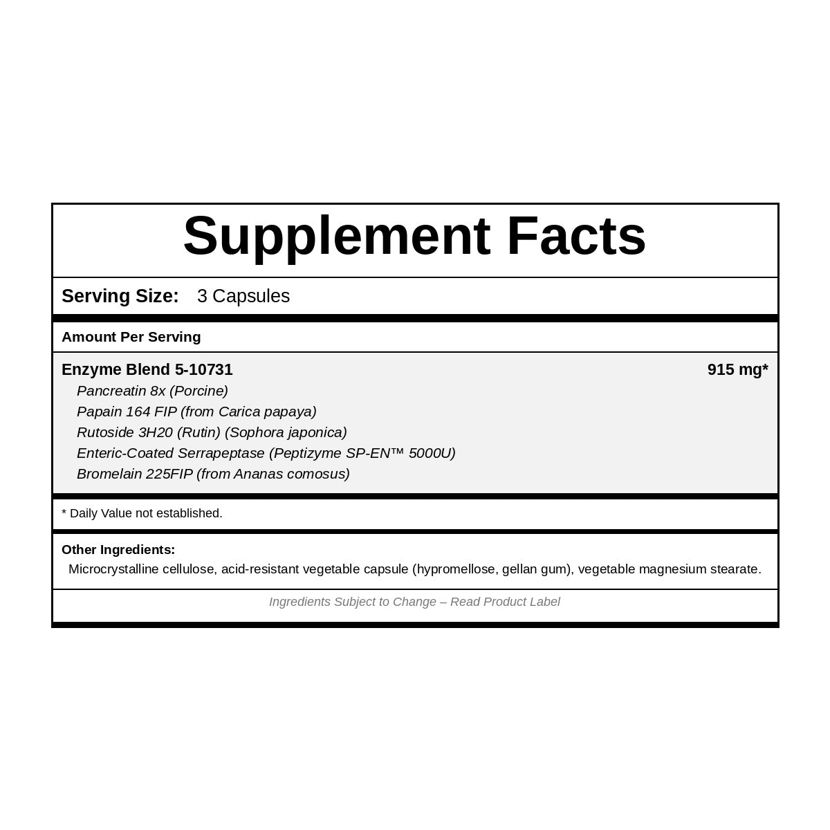 NutraZyme, 120 Capsules, by NutriDyn