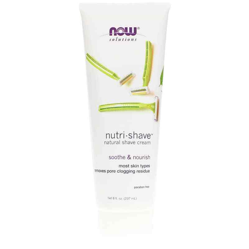 Nutri-Shave Natural Shave Cream, by NOW Foods