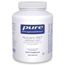 Nutrient 950 without iron, 360 Capsules, by Pure Encapsulations