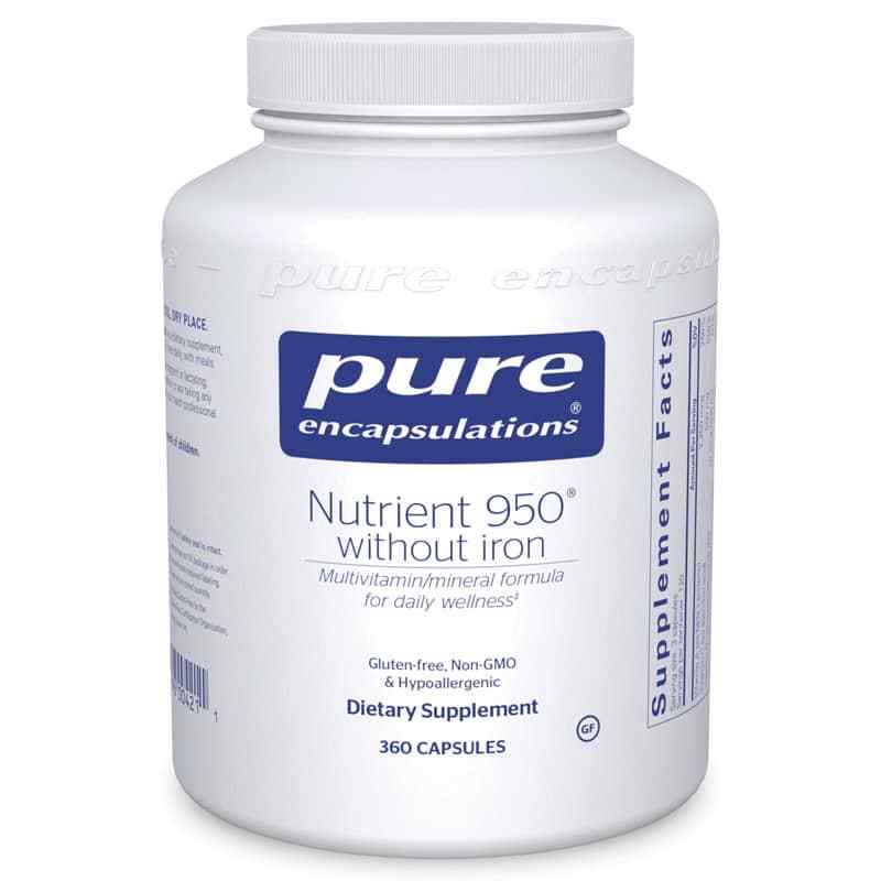 Nutrient 950 without iron, 360 Capsules, by Pure Encapsulations
