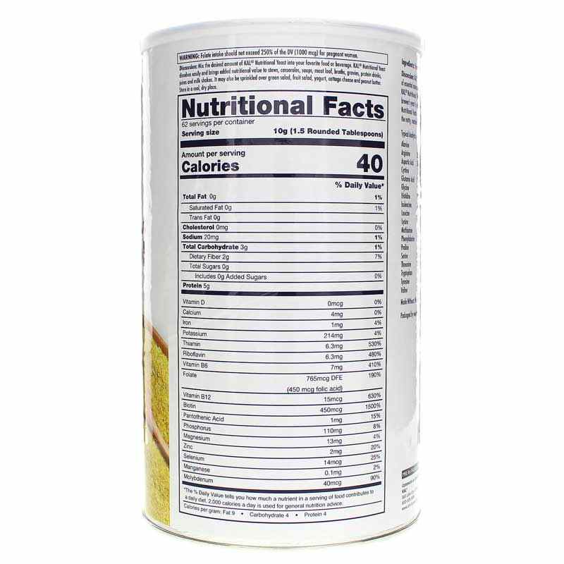 Nutritional Yeast Flakes, 22 Oz, by Kal, image #2