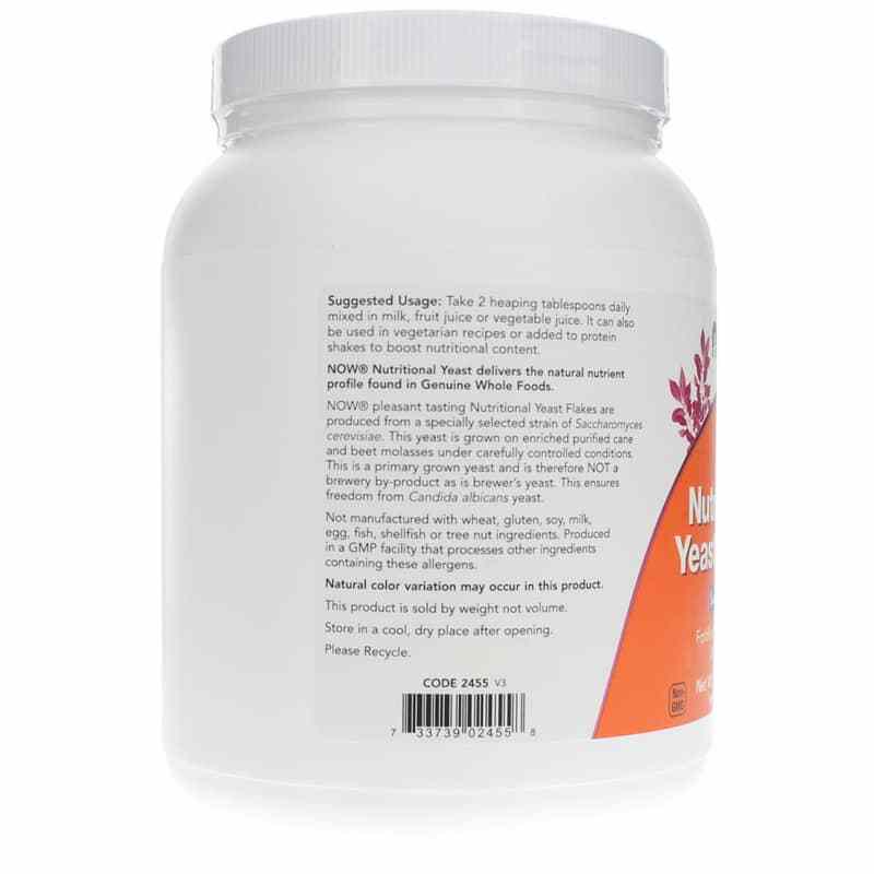 Nutritional Yeast Flakes, by NOW Foods, image #3