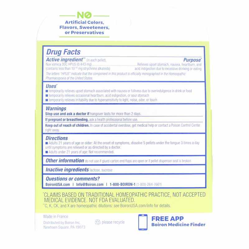 Nux Vomica 30C Bonus Pack, 3 Tubes/240 Pellets, by Boiron, image #2