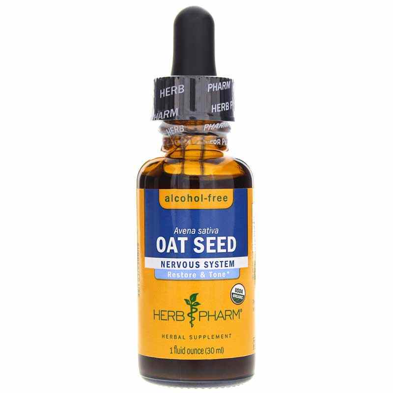 Oat Seed Extract Alcohol-Free, 1 Oz, by Herb Pharm