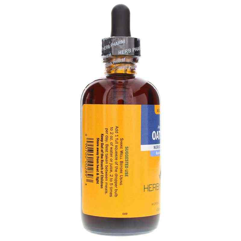 Oat Seed Extract Alcohol-Free, 4 Oz, by Herb Pharm, image #3