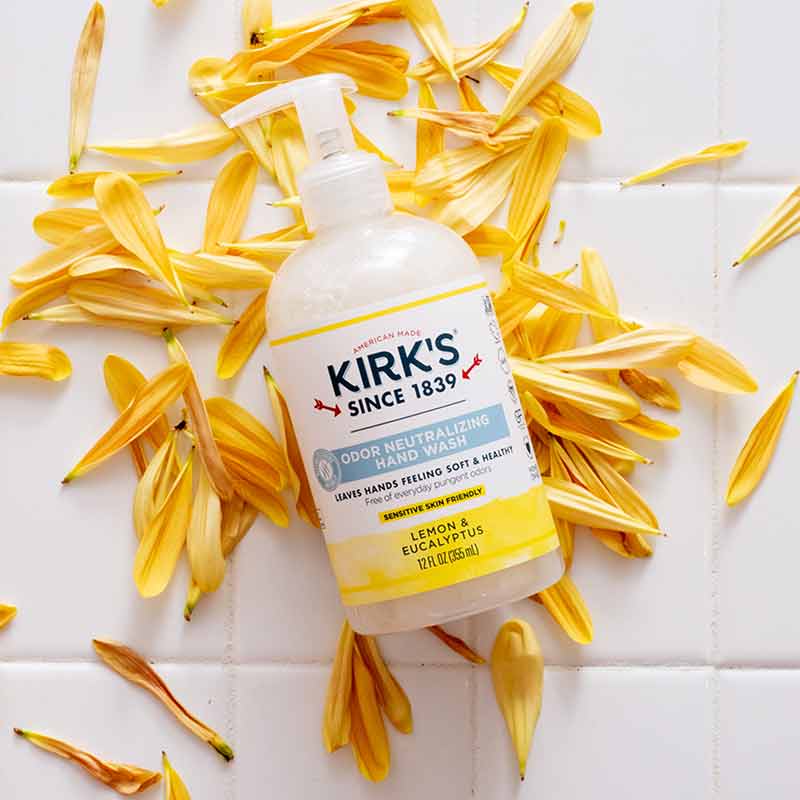 Odor Neutralizing Hand Wash, Lemon Eucalyptus, by Kirk's Natural, image #3