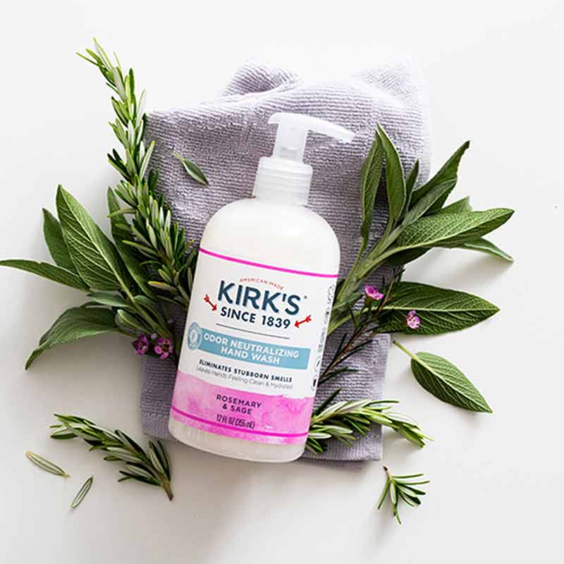 Odor Neutralizing Hand Wash, Rosemary Sage, by Kirk's Natural