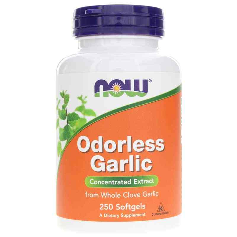 Odorless Garlic, 250 Softgels, by NOW Foods