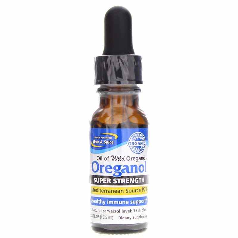 Oil of Wild Oregano Oreganol Super Strength Liquid, .45 Oz, by North American Herb & Spice