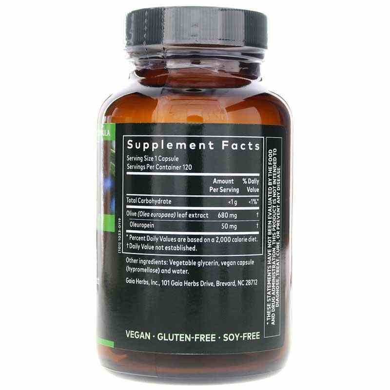Olive Leaf, 120 Liquid Phyto Caps, by Gaia Herbs, image #2