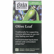 Olive Leaf, 60 Liquid Phyto Caps, by Gaia Herbs