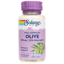 Olive Leaf Extract 250 Mg, 60 Veg Capsules, by Solaray