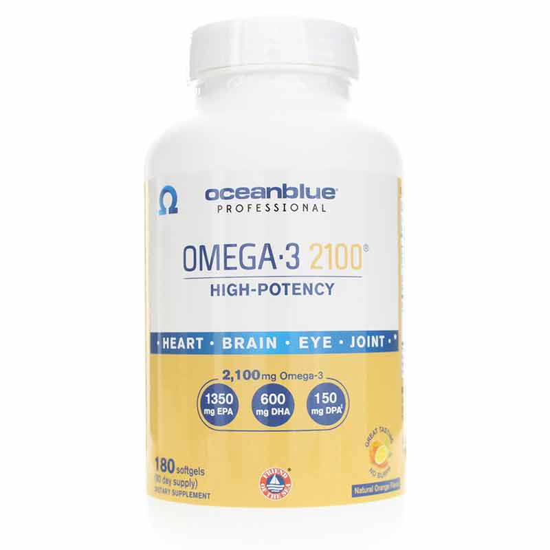 Omega-3 2100, 180 Softgels, by Ocean Blue