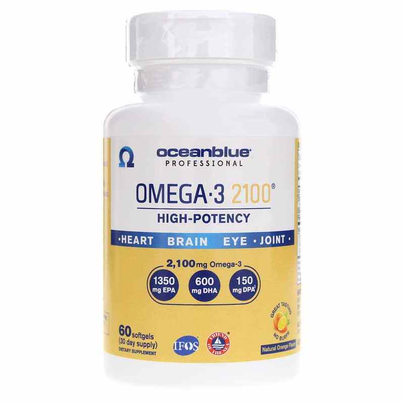 Omega-3 2100, 60 Softgels, by Ocean Blue