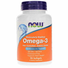 Omega-3 Enteric Coated, 90 Softgels, by NOW Foods