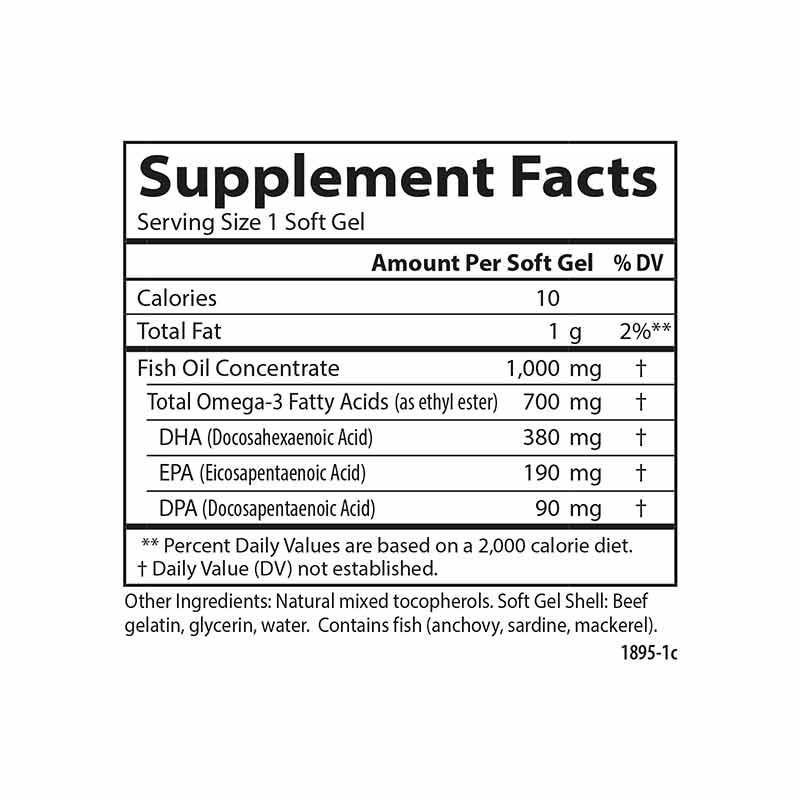 Omega-3 EPA|DHA|DPA, 200 Softgels, by Carlson Labs, image #4