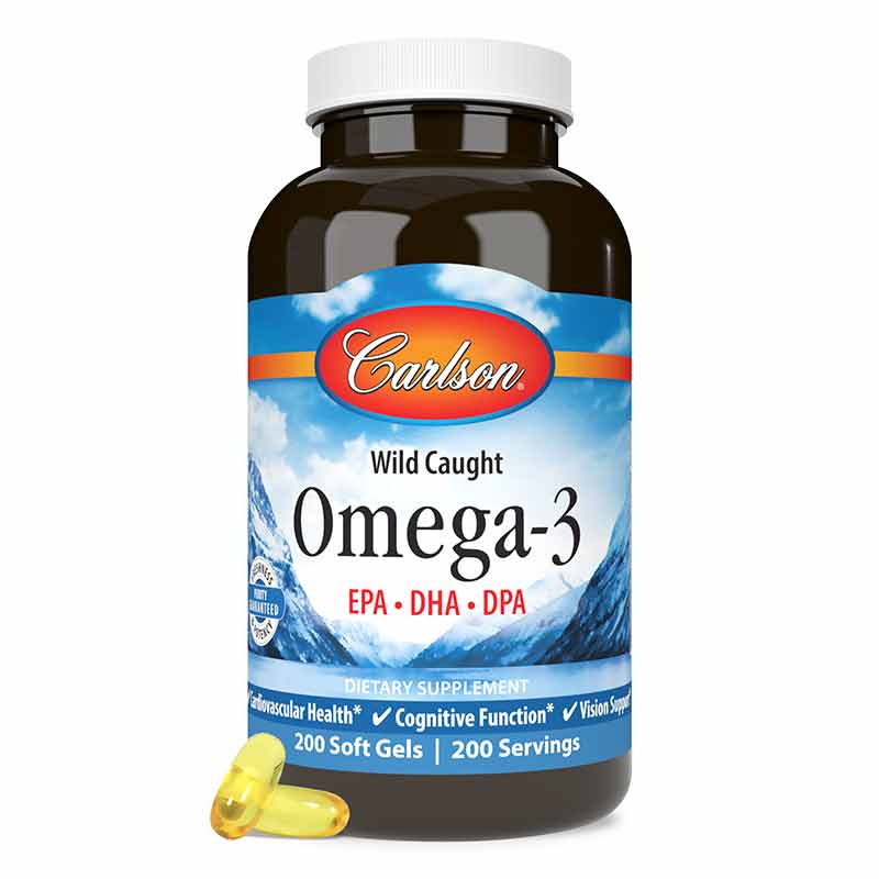 Omega-3 EPA|DHA|DPA, 200 Softgels, by Carlson Labs, image #5