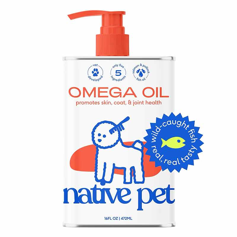 Omega-3 Fish Oil For Dogs, 16 Oz, by Native Pet