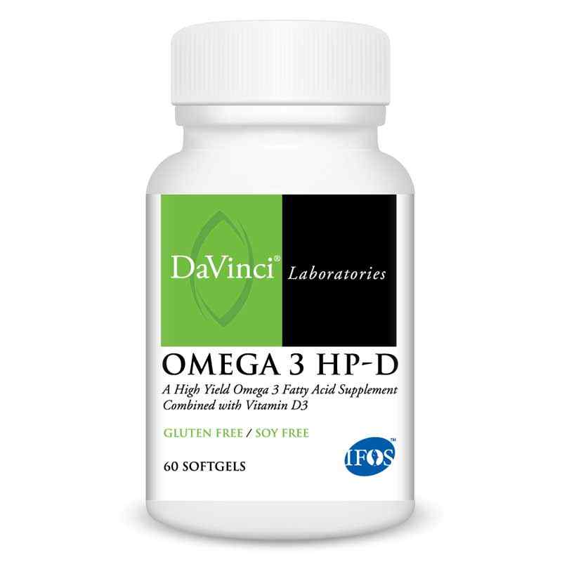 Omega 3 HP-D, 60 Softgels, by DaVinci Labs