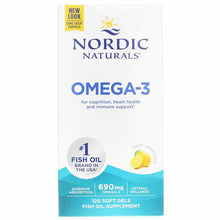 Omega-3 Lemon Softgels, 120 Softgels, by Nordic Naturals
