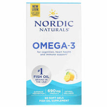 Omega-3 Lemon Softgels, 60 Softgels, by Nordic Naturals