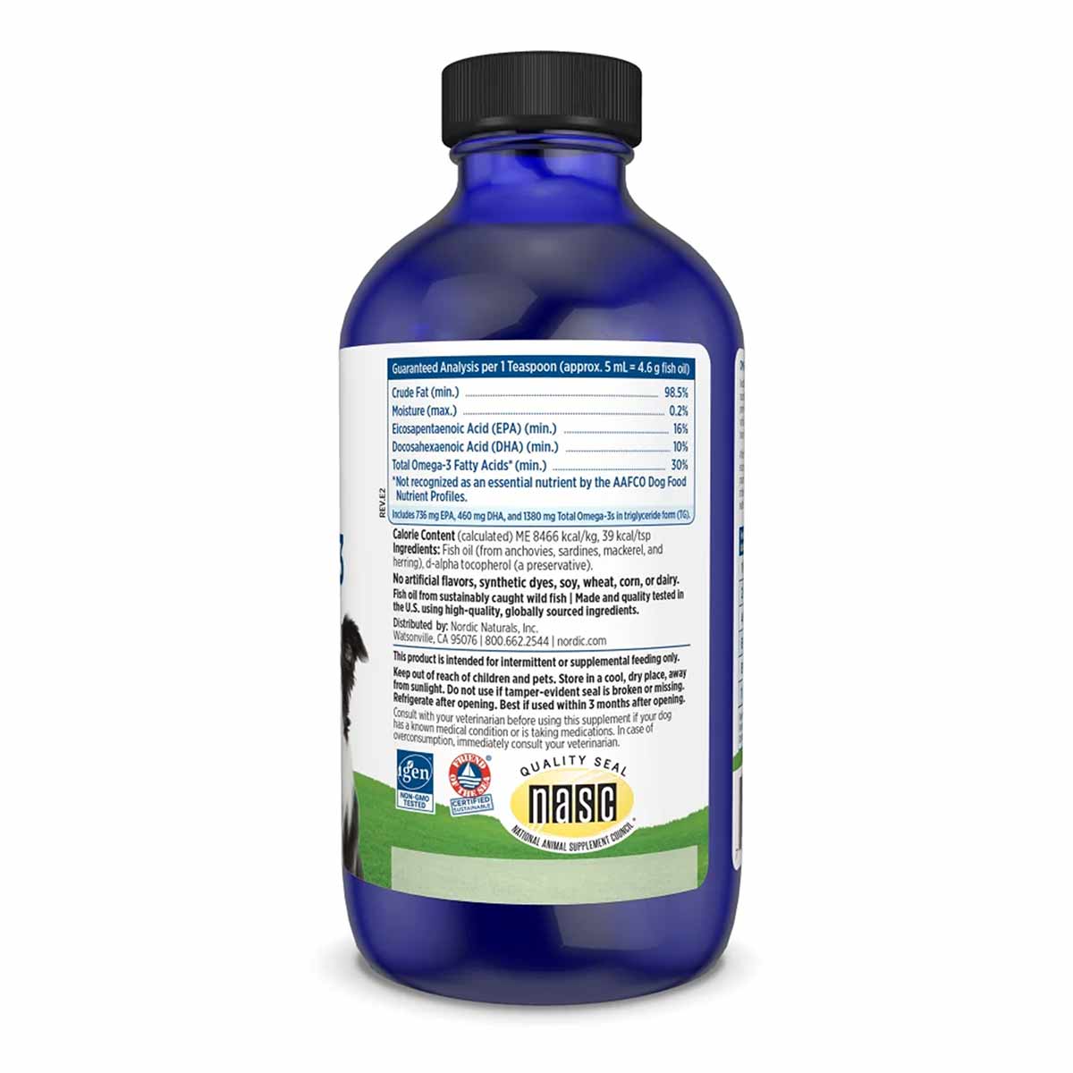 Omega-3 Pet Liquid for Dogs, 8 Oz, by Nordic Naturals