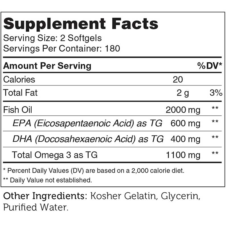 Omega 3 Platinum, 360 Softgels, by Zahler, image #4