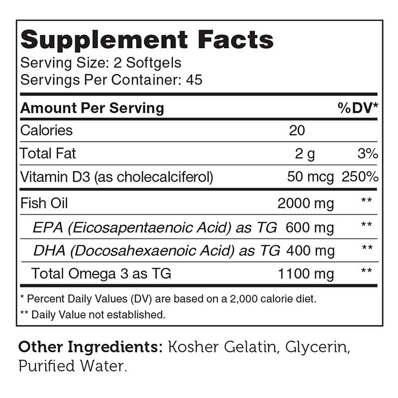 Omega 3 Platinum + D, 90 Softgels, by Zahler, image #4
