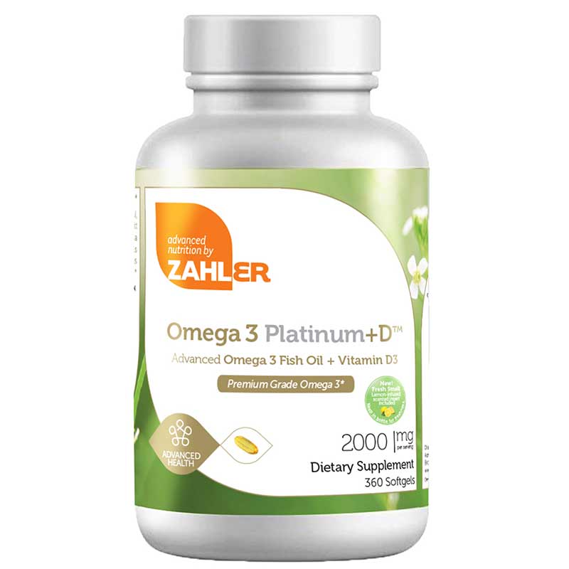 Omega 3 Platinum + D, by Zahler
