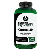 Omega 3D, 240 Softgels, by Nutritional Frontiers