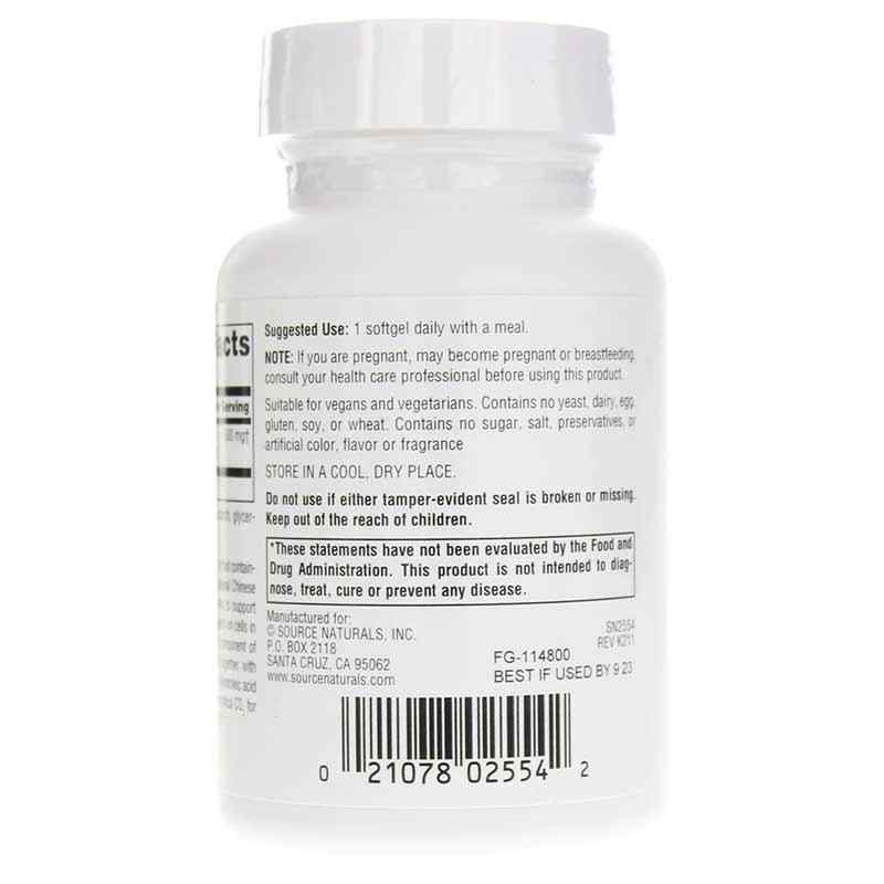 Omega-7 Sea Buckthorn Fruit Oil, 60 Veg Softgels, by Source Naturals, image #3
