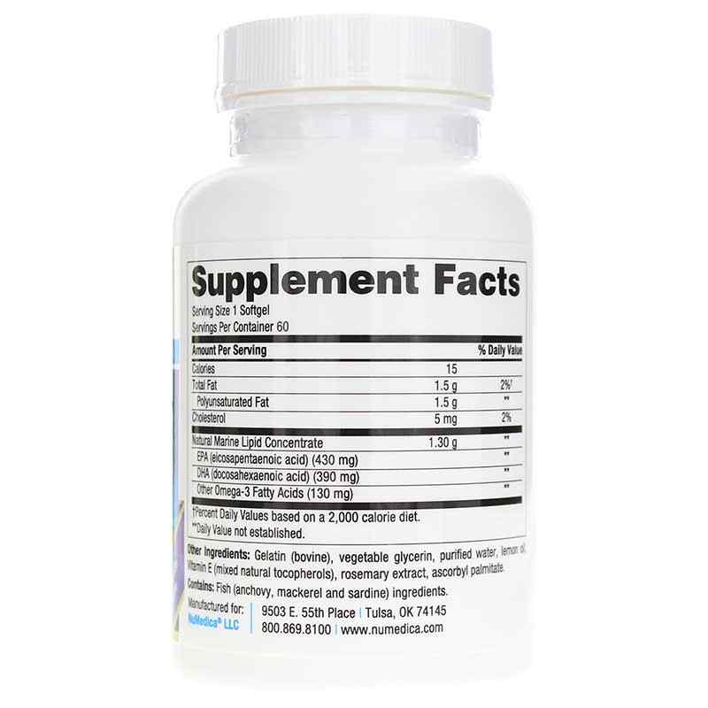 Omega 950 TG, 60 Softgels, by NuMedica, image #2