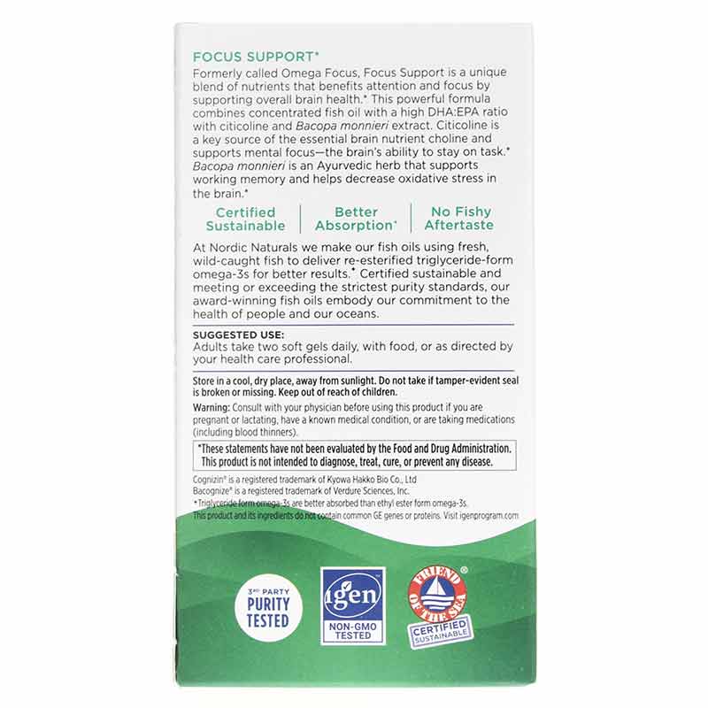 Omega Focus, by Nordic Naturals, image #3