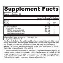 Omega MonoPure 650 EC, 120 Softgels, by Xymogen, image #2