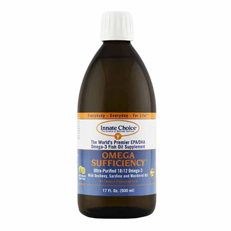 Omega Sufficiency Lemon Liquid, 17 Oz, by Innate Choice 