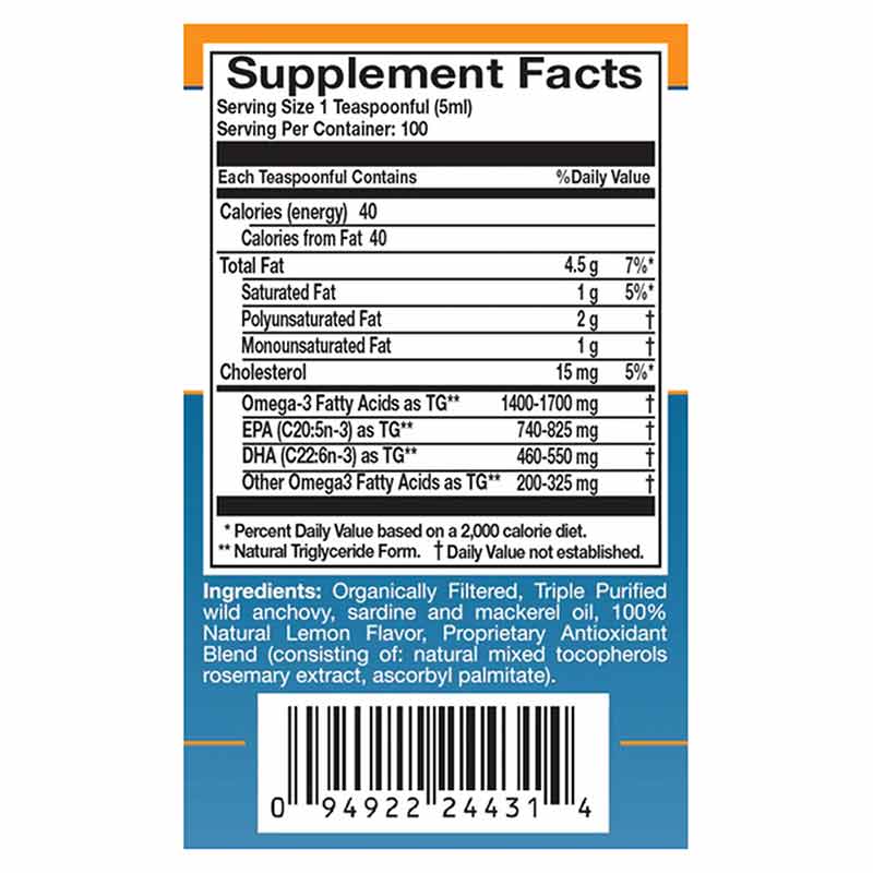 Omega Sufficiency Lemon Liquid, 3 Pack, by Innate Choice , image #2