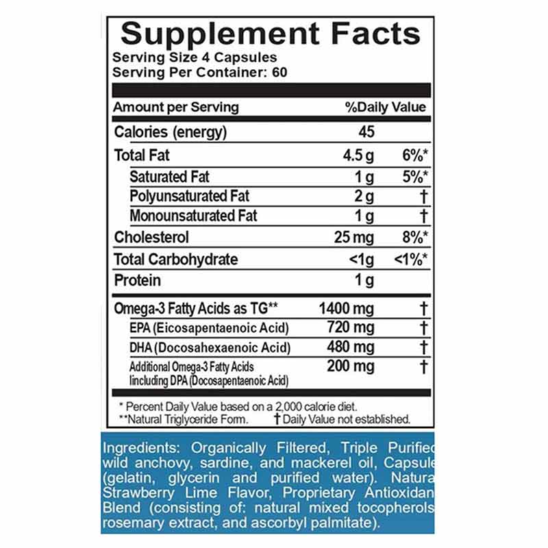 Omega Sufficiency Strawberry/Lime, 3 Pack, by Innate Choice , image #2
