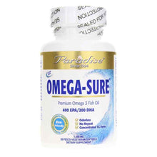 Omega Sure Fish Oil, 30 Veg Softgels, by Paradise Herbs