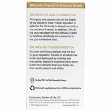 Omega-Zyme Ultra Digestive Enzyme Blend, 180 Veg Capsules, by Garden of Life, image #3
