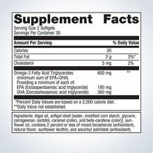 OmegaGenics Algae Omega-3s, 60 Softgels, by Metagenics, image #2