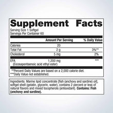 OmegaGenics Fish Oil EPA 1200 mg, 60 Softgels, by Metagenics, image #2