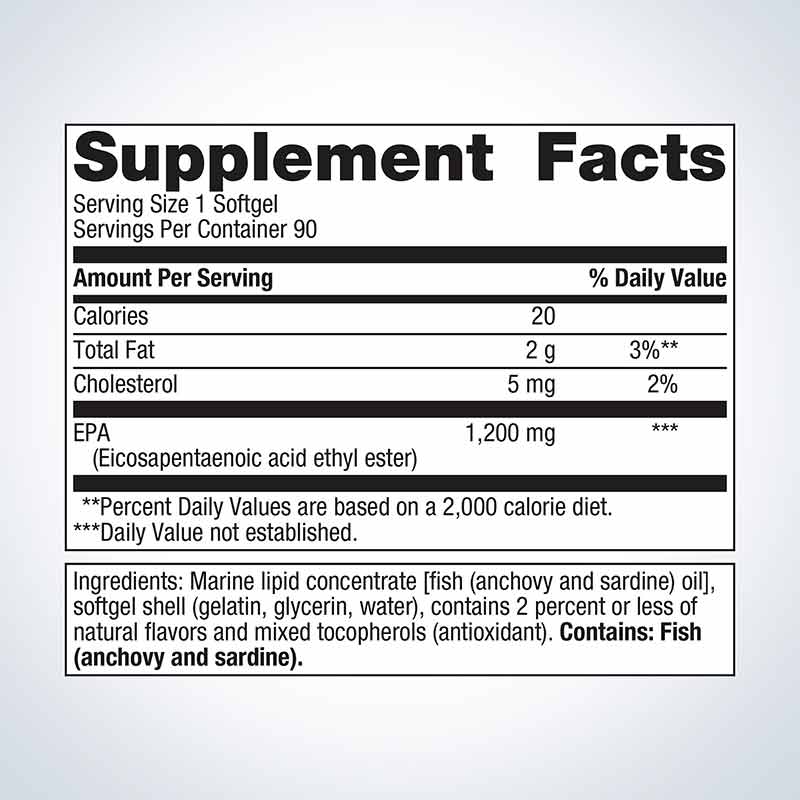 OmegaGenics Fish Oil EPA 1200 mg, 90 Softgels, by Metagenics, image #2