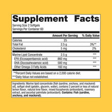 OmegaGenics Fish Oil EPA-DHA 720 mg, 120 Softgels, by Metagenics, image #2