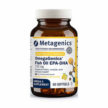 OmegaGenics Fish Oil EPA-DHA 720 mg, 60 Softgels, by Metagenics