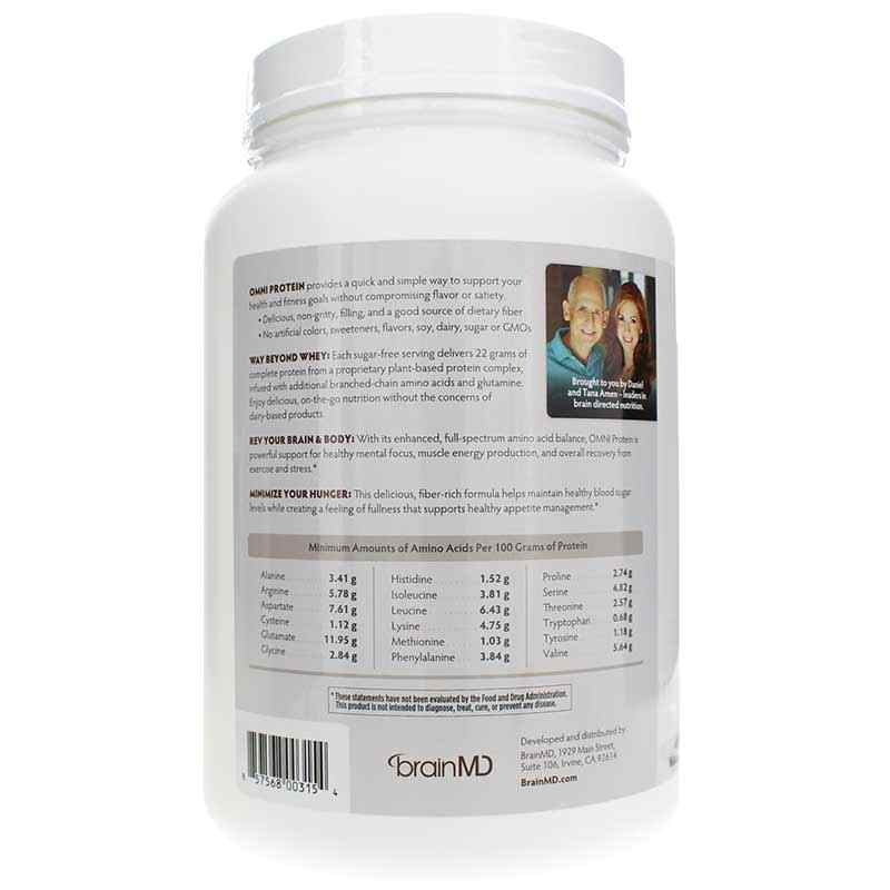 OMNI Protein Powder, Chocolate, by BrainMD, image #3