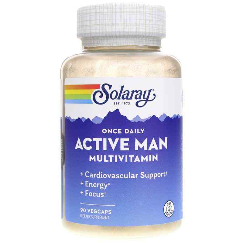 Once Daily Active Man Multivitamin, by Solaray